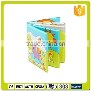 2016 Fun in Bath Time Waterproof Irregular Pvc Bath Book, Soft Safe Vinyl Bath Book, Educational Baby Bath Toys Quality Choice thumbnail-1