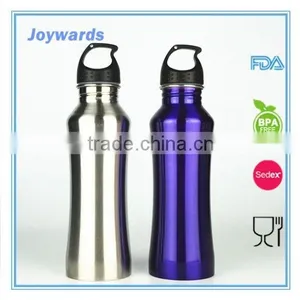 New Product Silver Color Stainless Steel Single Wall Water Bottle thumbnail-1