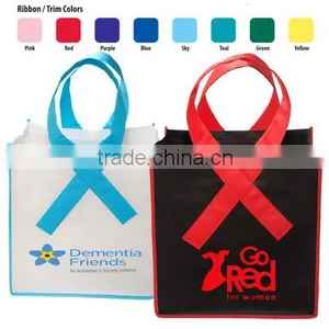 Awareness Ribbon Grocery Shopper Bag thumbnail-1