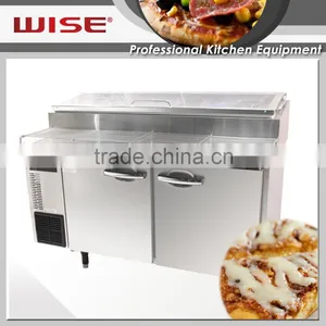 Hot Selling Stainless Steel Pizza Making Table Hotel Equipment thumbnail-3