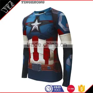 2016 New Latest Shirt Designs for Men's t Shirt Compression Sports Printing T-shirt Custom t Shirt Print Quality Choice thumbnail-1