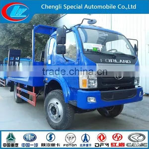 Famous Car Trucks Forland Flatbed Car Carrier Lorry 5 Ton Car Carrier Double Ladder Flatbed Lorry Transport Carrier Car Trucks thumbnail-2
