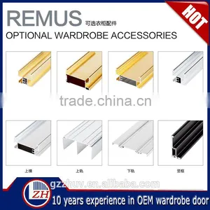Home Furniture Bedroom Wardrobe Door Design Closet Sliding Door Wooden Wardrobes Cabinet Modern Model Wardrobe Door Fittings thumbnail-3
