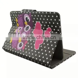 Factory Customized Ultra Slim Universal Flip Tablet Leather Case thumbnail-3