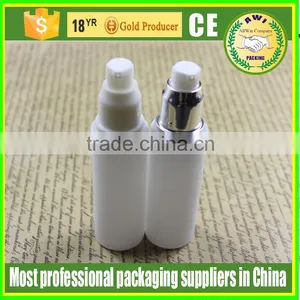 Empty 50ml Triangle Shape Cosmetic Glass Lotion Bottles With Pump Dispenser thumbnail-4