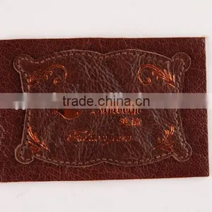 Custom Design New Arrival pu Label/leather Label for Garment / Jeans thumbnail-6