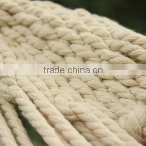 Wholesale Cheap Custom Linen Cotton Camping Outdoor Hammock With Macrame thumbnail-4