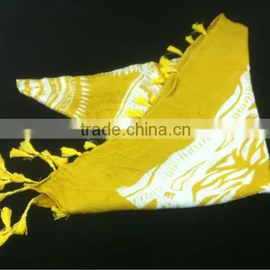 Visco Printing Scarf With Tassels thumbnail-1