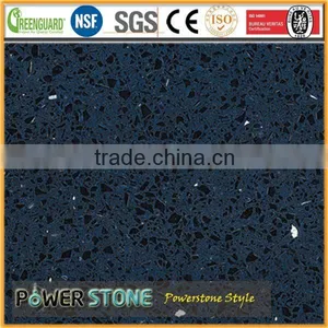 Blue Crystal Engineered Quartz Stone Countertop thumbnail-1