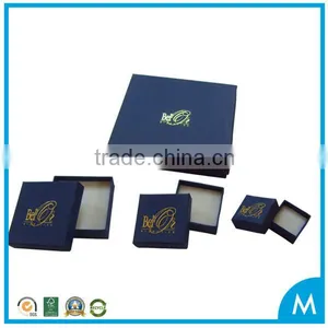 Paper Material Luxury Jewelry Box With Custom Logo Printed thumbnail-1