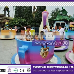 Amusement Park Equipment Tea Cup , Rotary Tea Cups Rides Family Amusement Park Rides! thumbnail-5