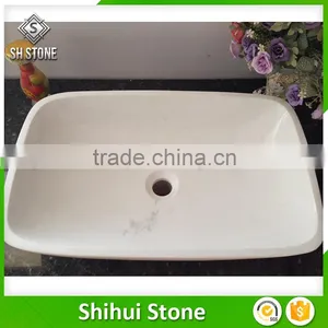 Hand Carved Blue Limestone Vanity Wash Basin for Bathroom thumbnail-6