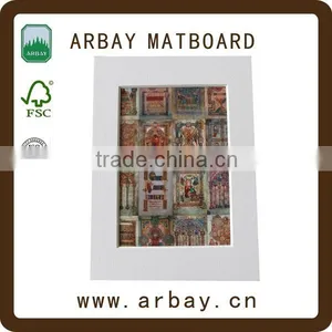 Precut 1.0mm 2.0mm 3.0mm White Core Luster Parchment Shimmer Classic Linen Matboards thumbnail-5