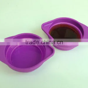Space Saving FDA Standard Collapsible Silicone Measuring Cup Set thumbnail-5