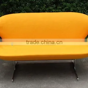 Mid Century Modern Arne Jacobsen Style Swan Twin Chair Swan Sofa thumbnail-5