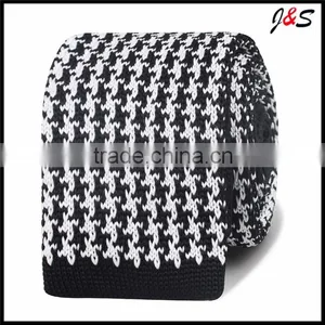 Wholesale Hand Made CUSTOM Navy Blue Silk Knitted Tie KT036 thumbnail-6