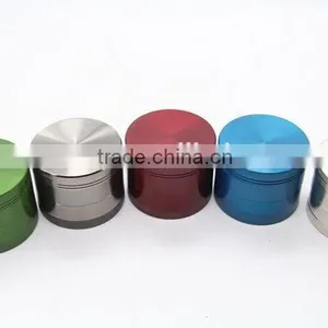 Tobacco Grinder Metal Herb Grinders, 4 Parts Grinder, Zinc Alloy , Mixed Colors, Custom Available thumbnail-6