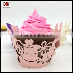 Hot Sale Exquisite Laser Cut Cupcake Wrapper thumbnail-3