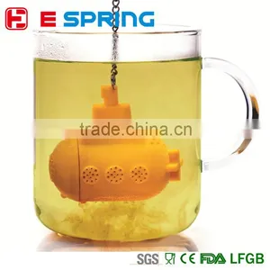 Chain Submarine Silicone Tea Strainers thumbnail-1