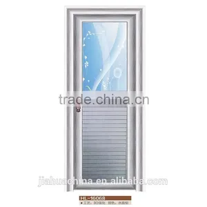 Commercial Aluminum Glass Door Frame Toilet Glass Door Price thumbnail-2