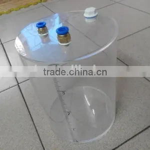 Professional Manufacturer Solid Acrylic Material Cylindrical Container thumbnail-1