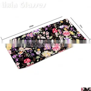 New Hot Selling Soft Cloth Bag Sunglasses Glasses Pouches Black Red Flower Eyewear Accessories Mobile Phone Bag 90*180mm BDH02D thumbnail-4