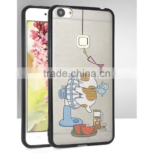 Silk Pattern Tpu+pc Bumper Case Back Cover for Xiaomi mi 5 Mimax Redmi Note 4 3 2 1 c i Pro Prime thumbnail-4