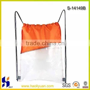 Custom Printed Black Pvc Drawstring Bags thumbnail-1