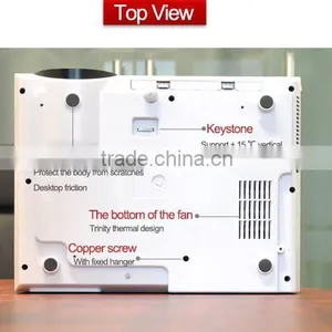 China Manufacturer Cheap 2800 Lumens Projector Support Native 1280*800,1080P With HDMI/USB/AV/VGA thumbnail-4