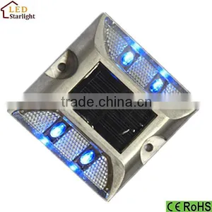 Flashing Solar Traffic Road Stud Marker Lights for Track thumbnail-2