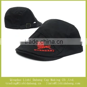 100%cotton Soft Beret Cap Peaked Cap thumbnail-1