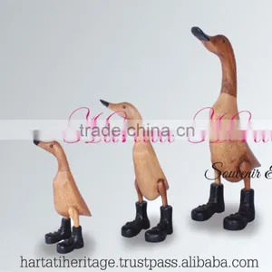 Bamboo Ducks (Set of Three) Animal Series Home Decoration thumbnail-1