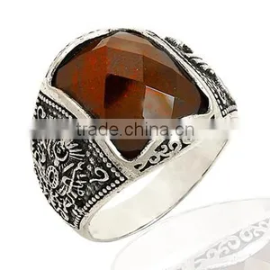 925K Sterling Silver Ottoman Empire Men Ring thumbnail-1