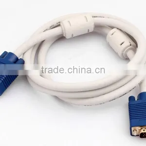 7.5M White VGA Cable With Gold Plated Male to Female thumbnail-1