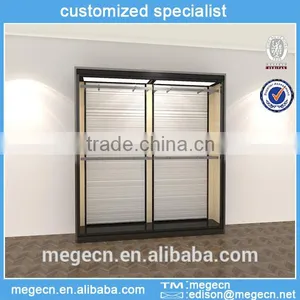 Slatwall Wooden Showcase Display Cabinet thumbnail-5