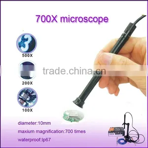 Mini Protable 3.0M Pixel Waterproof Electric Microscope 700x USB Microscope Digital Eyepiece Camera thumbnail-1