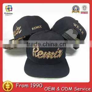 Wear Snapback Hats Caps Baseball Cap Strapbacks Black Hat thumbnail-1
