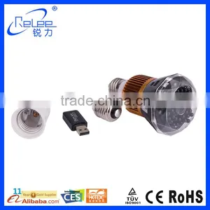 High Quality HD Smartphone App Wifi Hidden Indoor Wireless Bulb Camera thumbnail-4