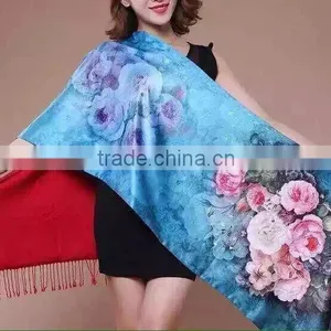 Digital Print Silk Scarf thumbnail-6
