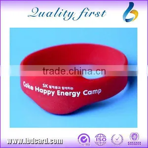 RFID EM4200 Durable Silicone Bracelets Customized thumbnail-2