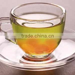 Small Quantity Order Mini Glass Tea Cup and Saucer thumbnail-2