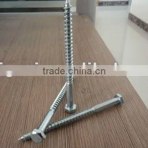 DIN571 Hexagonal Wooden Screw Zinc Plated thumbnail-1