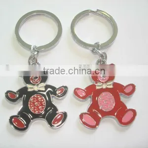 Lovely Bear Shape Metal Keychain thumbnail-1