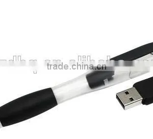 Creative Colorful Crystal Pen Usb Memory Plastic Transparent USB Pen Sticks Christmas Promition Gift With Your Logo thumbnail-4