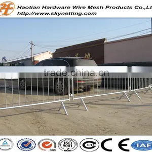 1.2m Highx2.15m Wide 32mmOD Frame Pipe Games Big Event Use Crowd Control Safety Use Steel Metal Barrier thumbnail-4