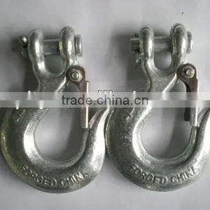 Rigging Hardware H331 Forged Steel US Type Clevis Slip Hook With Latch thumbnail-1