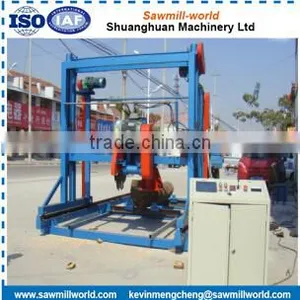 Floor Wood Cutting Electric Angle Sawmill Circular Saw Double Blade Saw thumbnail-2
