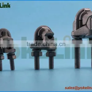 Galvanized Steel Single U Bolt Loop Deadend Clamp thumbnail-3