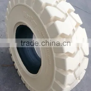 Non Marking Forklift Tires 600-9 White From China thumbnail-4