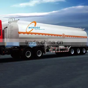 Made In China 40000L Stainless Steel Fuel Tanker Semi Trailer thumbnail-1